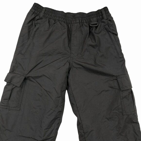 Sport Essentials Cargo Snow Ski Pants Youth 12 Black Insulated Winter Outdoor - Picture 2 of 11